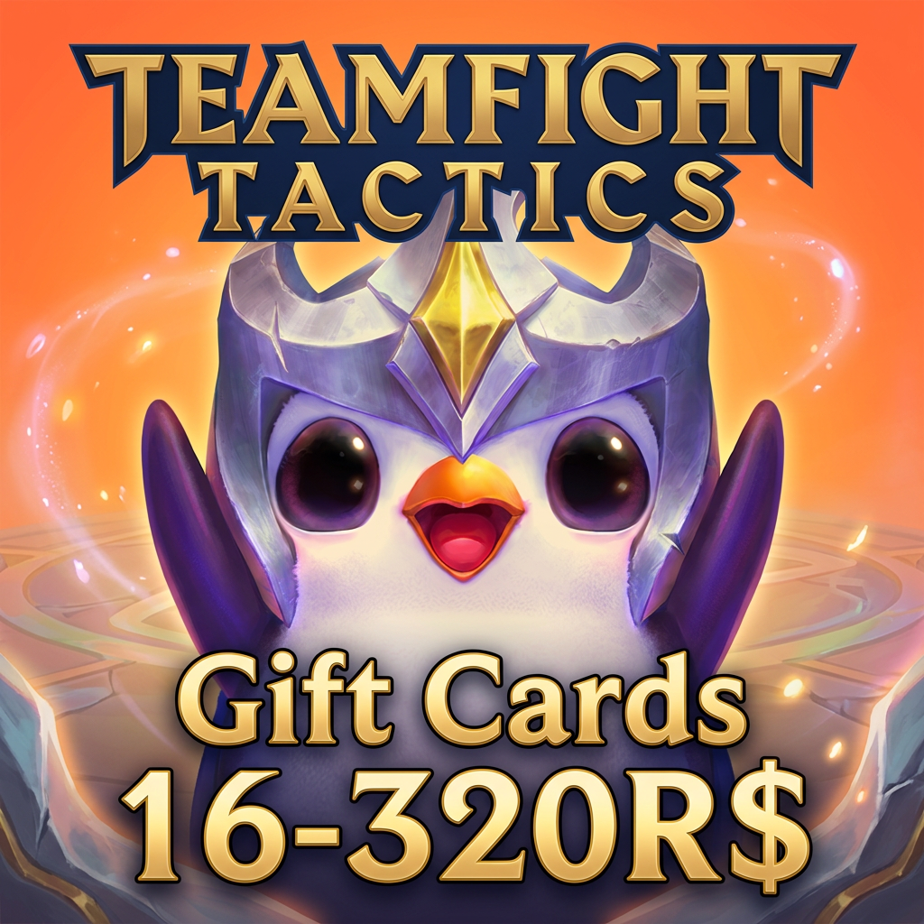 🧭 ESCOLHA SEU SALDO RIOT | Gift Card Brasil para Teamfight Tactics