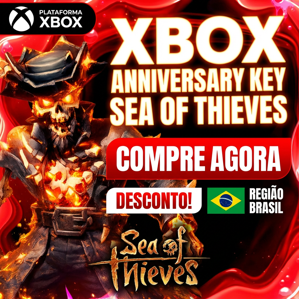 🌊 Sea of Thieves Xbox Anniversary - Chave digital enviada manualmente 👑 Plataforma
