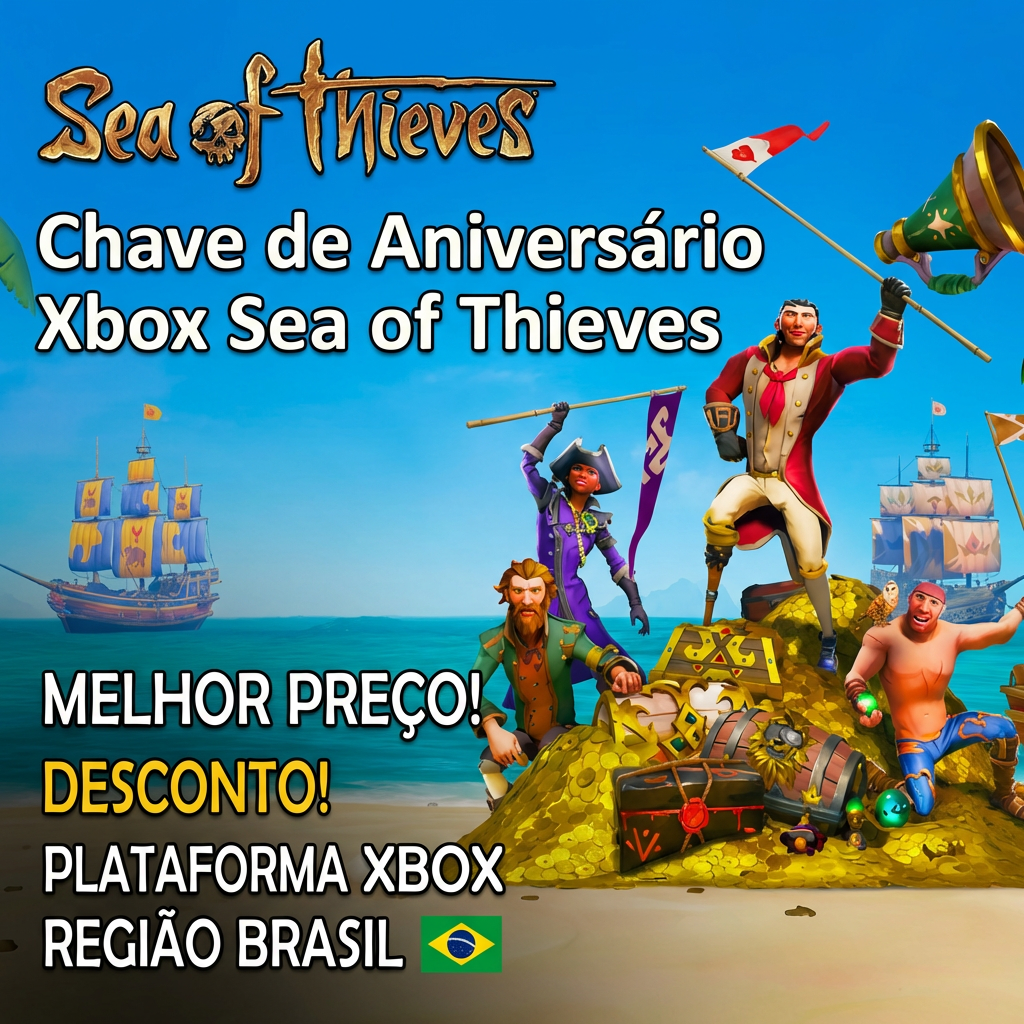 ⚓ Sea of Thieves - Xbox Anniversary Key com entrega manual 💎 Plataforma