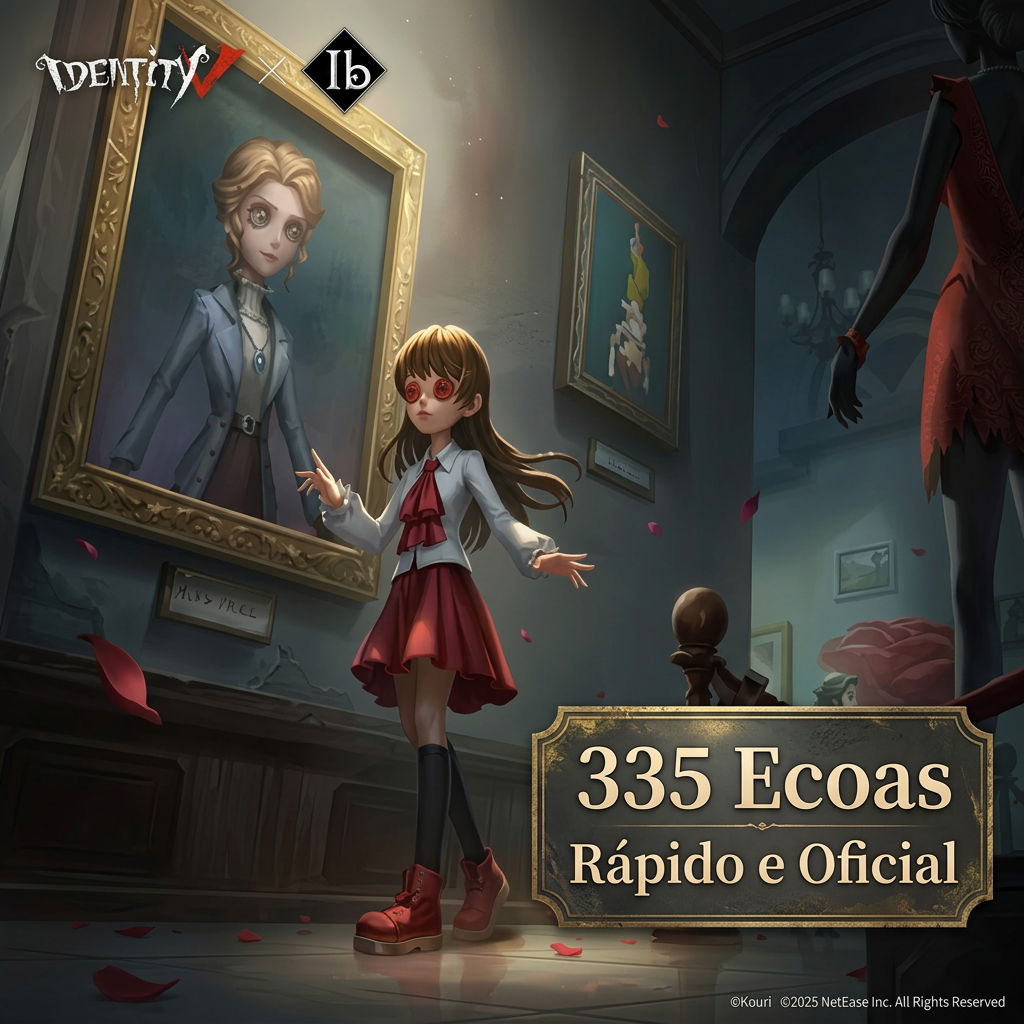 ✅ RECARGA GARANTIDA | Identity V 335 Ecos | Por ID + Servidor | Envio manual Moeda