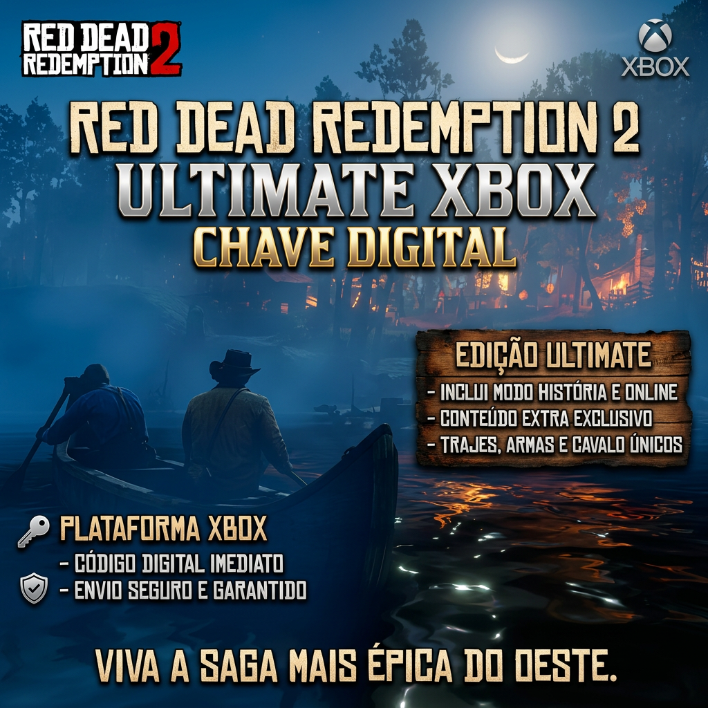 🐎 RDR2 Ultimate - Chave Xbox com envio manual