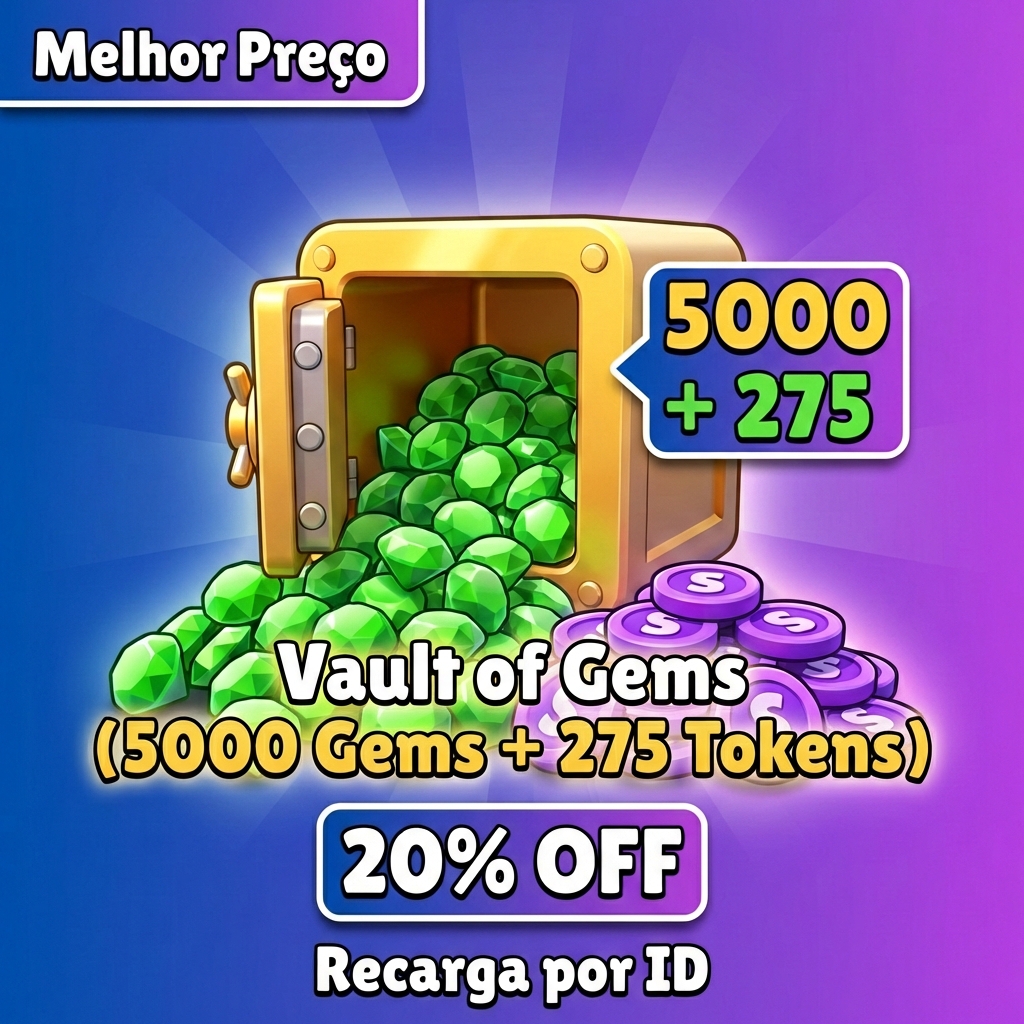 Vault of Gems (5000 + 275) — Stumble Guys 💎 Plataforma
