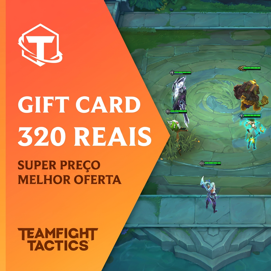 🎮 TFT — Gift Card 320 BRL | Riot PIN | Brasil | Envio manual