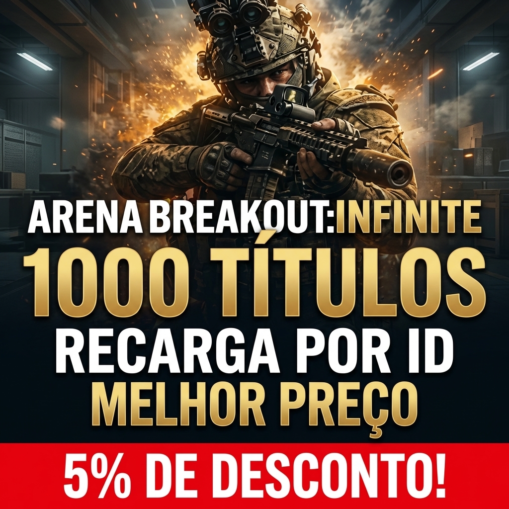 💰 Arena Breakout: Infinite 1000 Bonds - Recarga manual por ID 🎮 Moeda