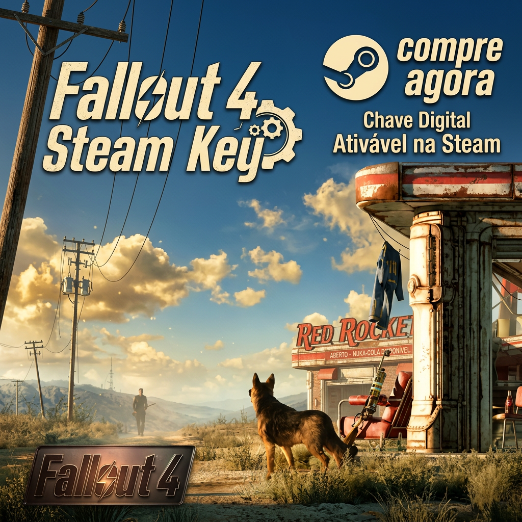 🟢 Fallout 4 para Steam - Chave digital manual