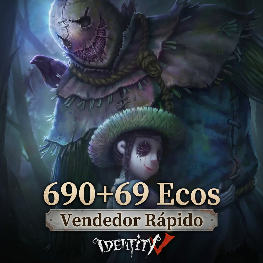 🎮 Identity V — 759 Echoes (690 + 69 bônus) | Recarga por ID + Servidor | Envio manual Moeda