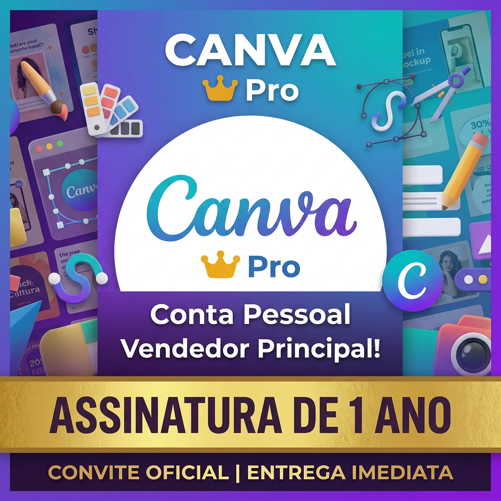 🌌 365 Dias de Criação | Canva Pro Anual | Conta Pronta | Brasil Plataforma