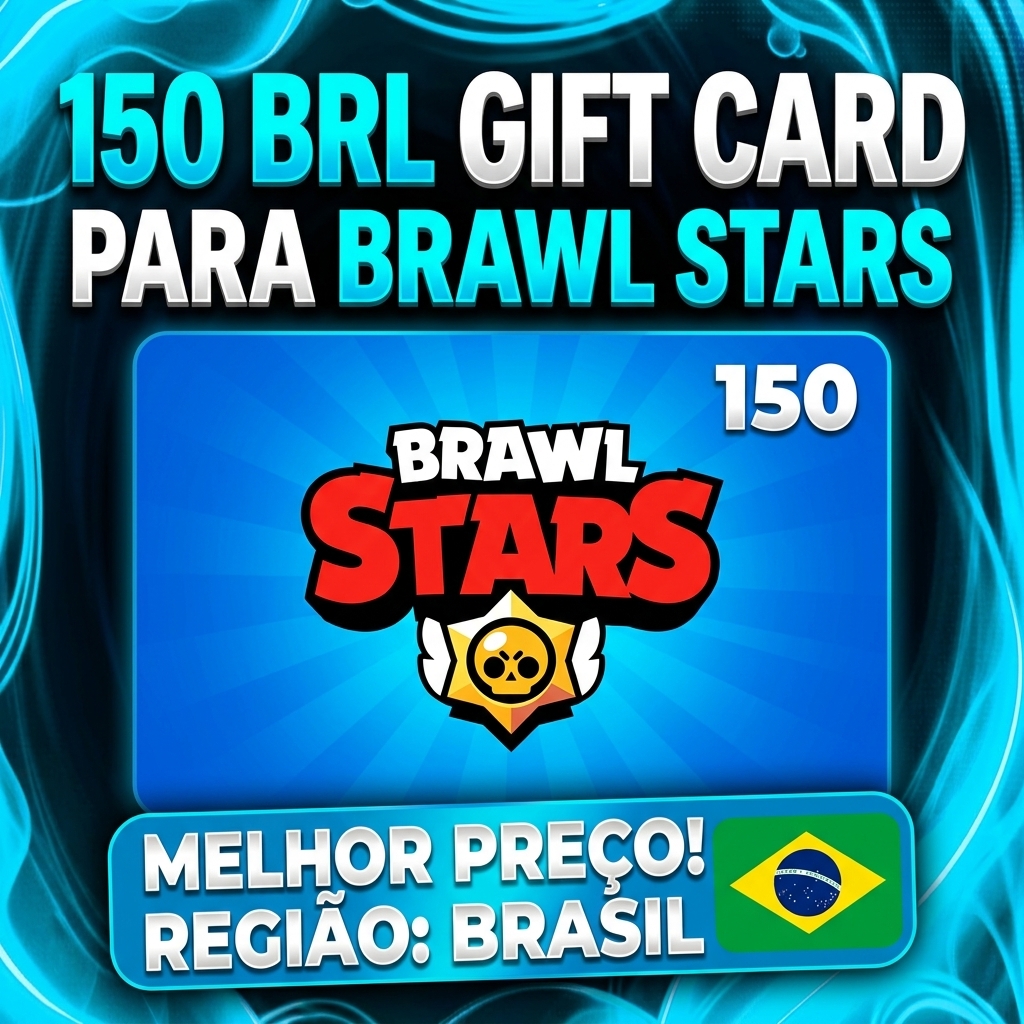 🟡 Brawl Stars R$150 🧩 saldo oficial na conta Cartão