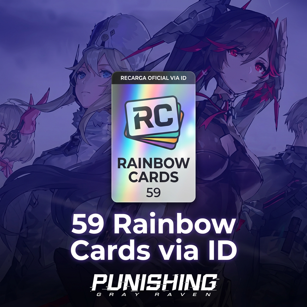 💎 +59 RAINBOW CARDS! | PGR | Recarga por UID | Envio manual Moeda