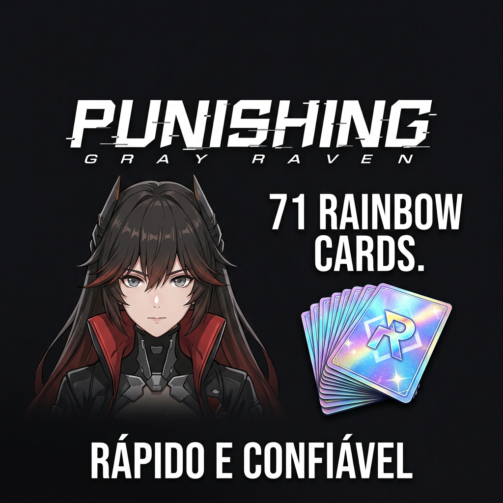 🌊 71 Rainbow Cards | Punishing: Gray Raven | Envio manual Moeda