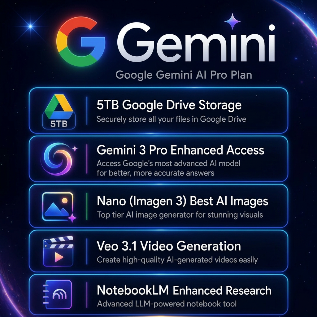 🚀 +GOOGLE ONE AI PRO 1 MÊS! | 5 TB + Gemini + Ferramentas IA | Convite digital | Envio manual Ativação