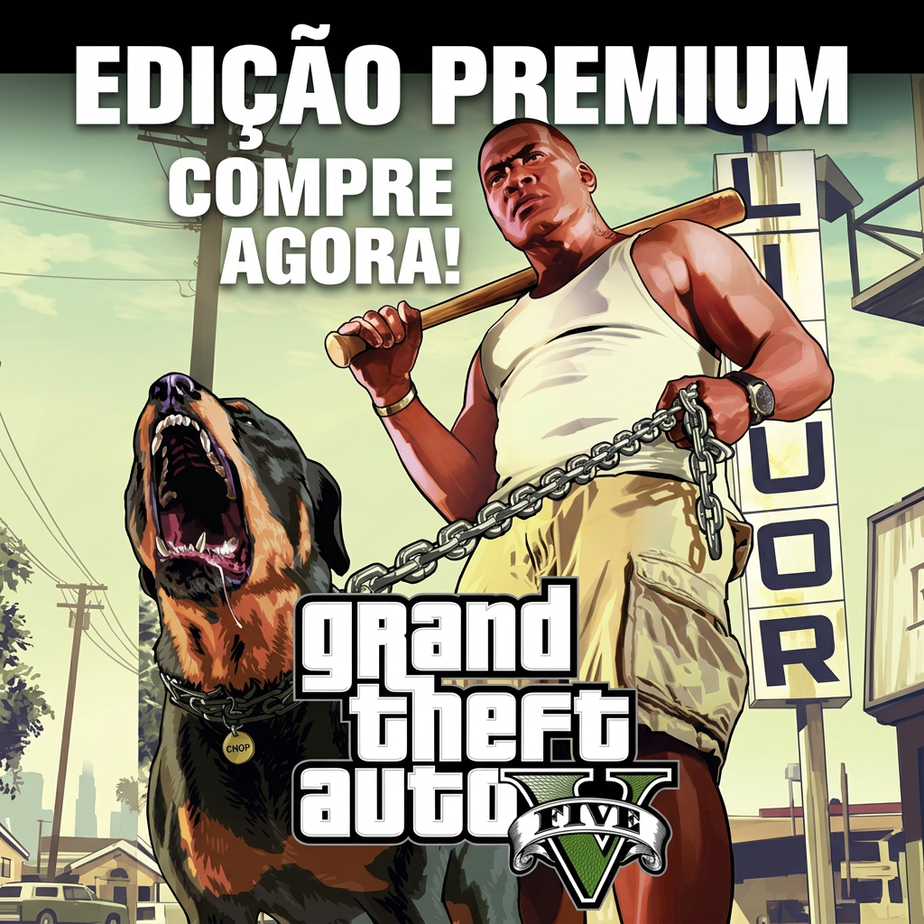📦 Pacote Completo GTA V | Premium Online Edition | Rockstar Key | Envio manual Chave