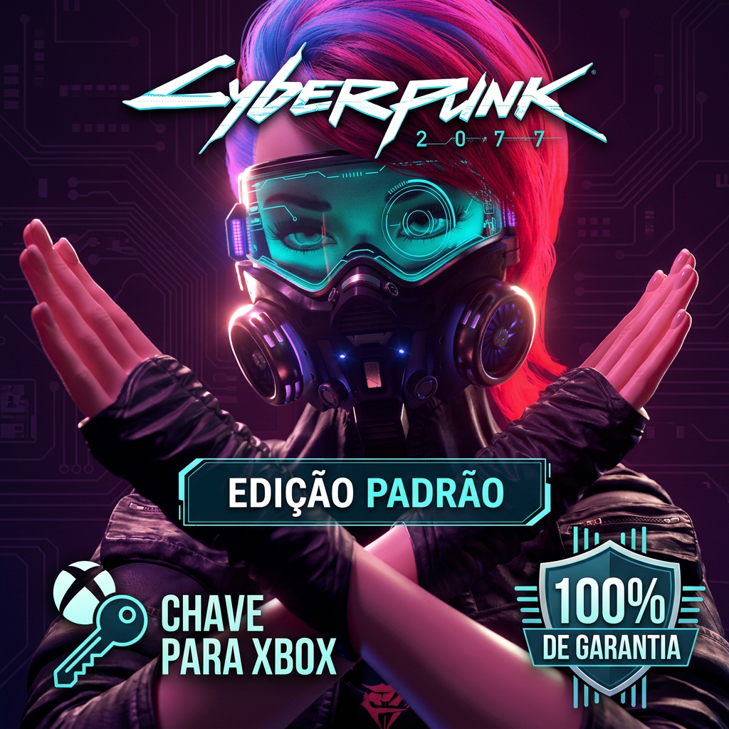 🌊 Cyberpunk 2077 Standard Edition | Chave Xbox | Lenda de Night City | Envio manual