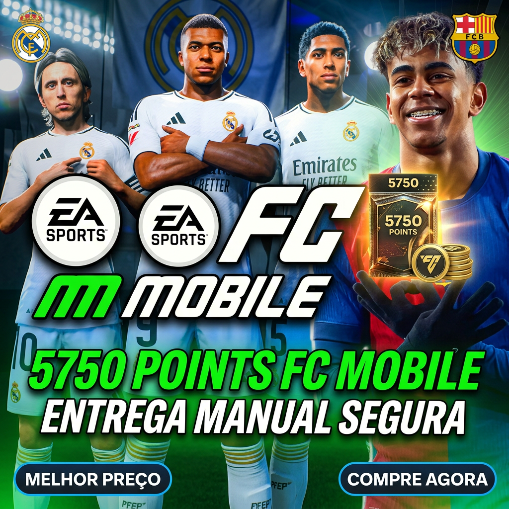 👑 FC Mobile 5750 Points - Entrega manual premium 🔥 Moeda