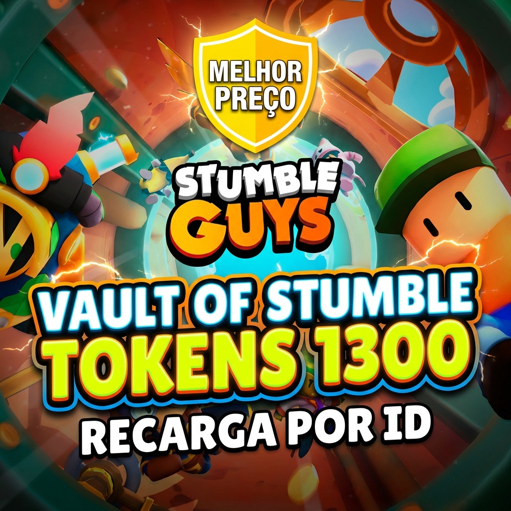 💜 Vault of Stumble Tokens 1300 — Stumble Guys Plataforma