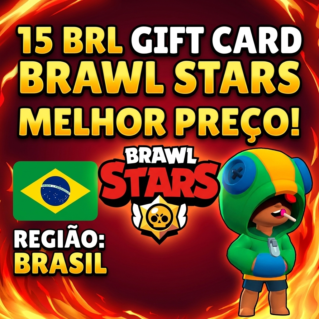 👑 Supercell Store Code Brawl Stars • R$15 | Crédito Seleto