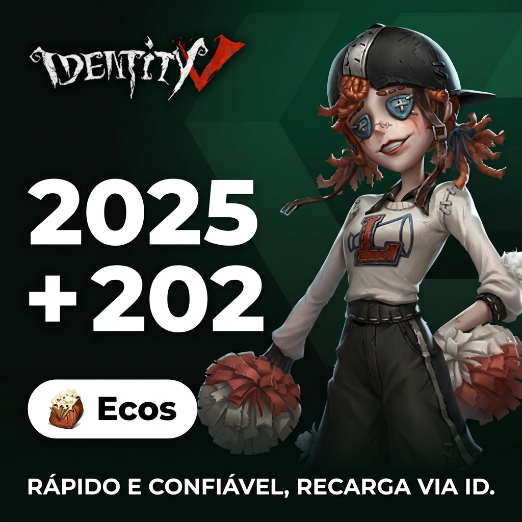 🎮 Identity V — 2227 Echoes (2025 + 202 bônus) | Recarga por ID + Servidor | Envio manual Moeda