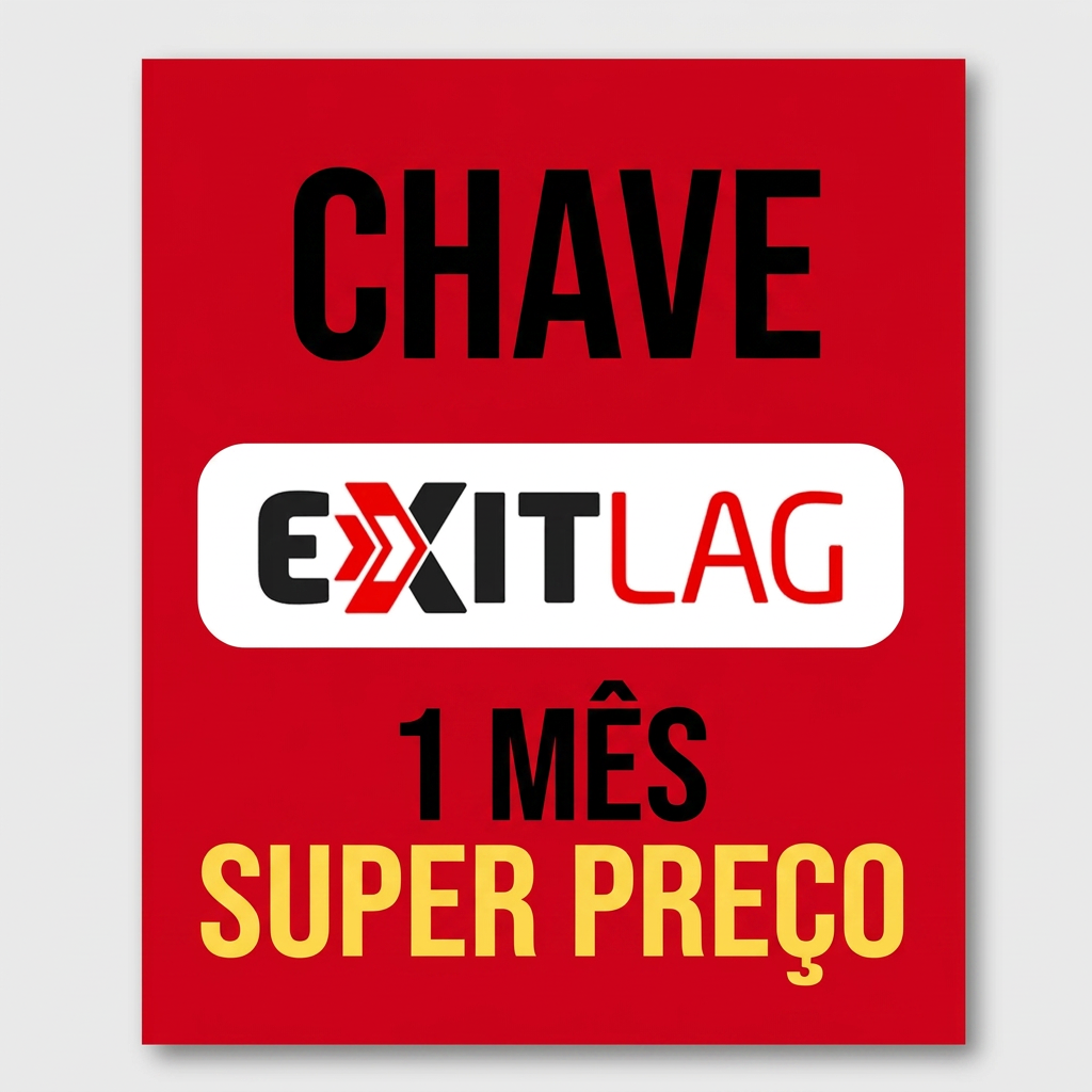 🚀 +EXITLAG 1 MÊS! | Jogue sem lag | Envio manual Assinatura