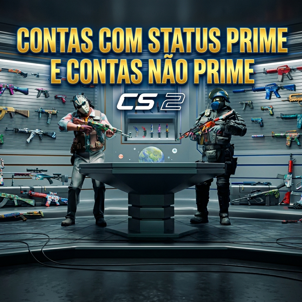 🎯 Counter-Strike 2 - Conta Prime ou Non-Prime | Entrega manual segura 🔥