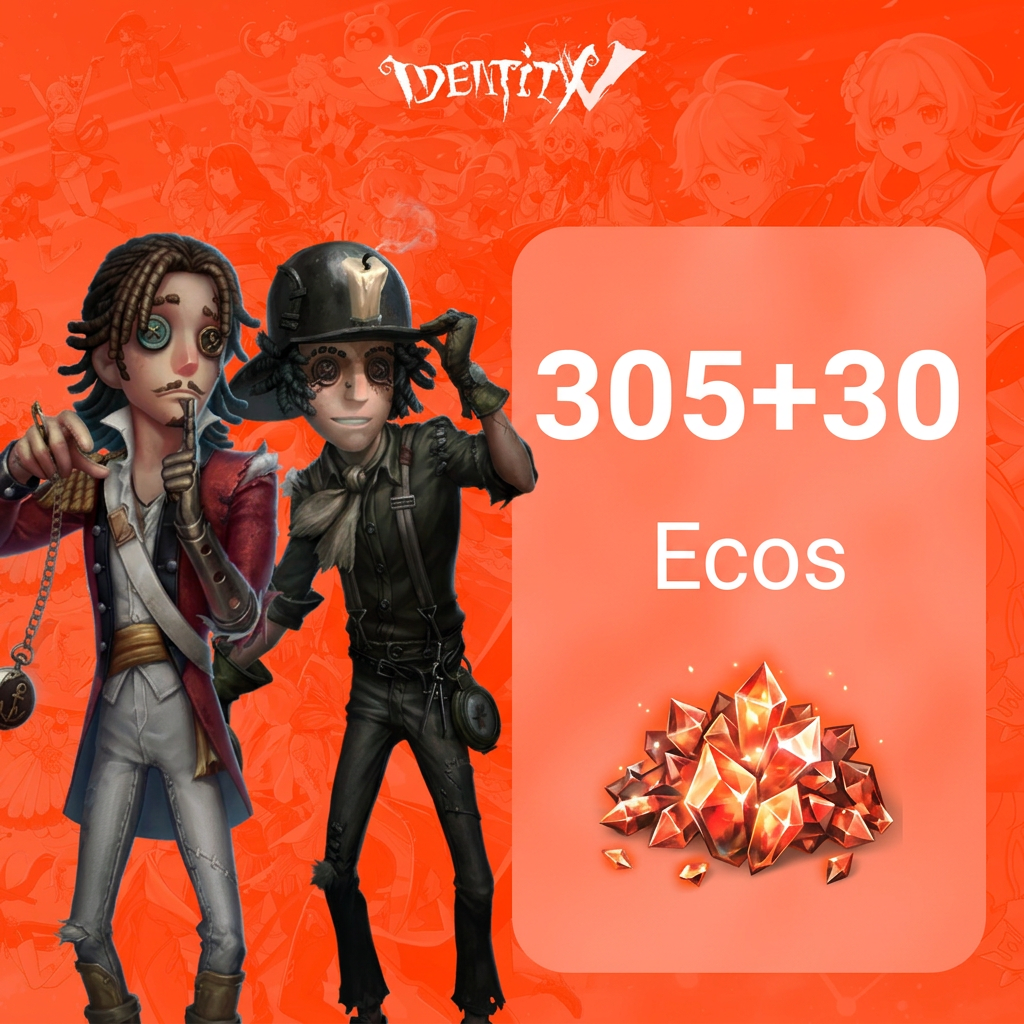 🔊 +305+30 ECOS NO IDENTITY V! | Recarga por ID + Servidor | Envio manual Moeda