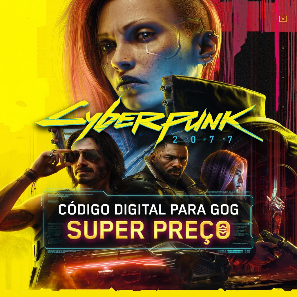 🌊 Cyberpunk 2077 Standard Edition | Chave GOG | O sonho de Night City | Envio manual