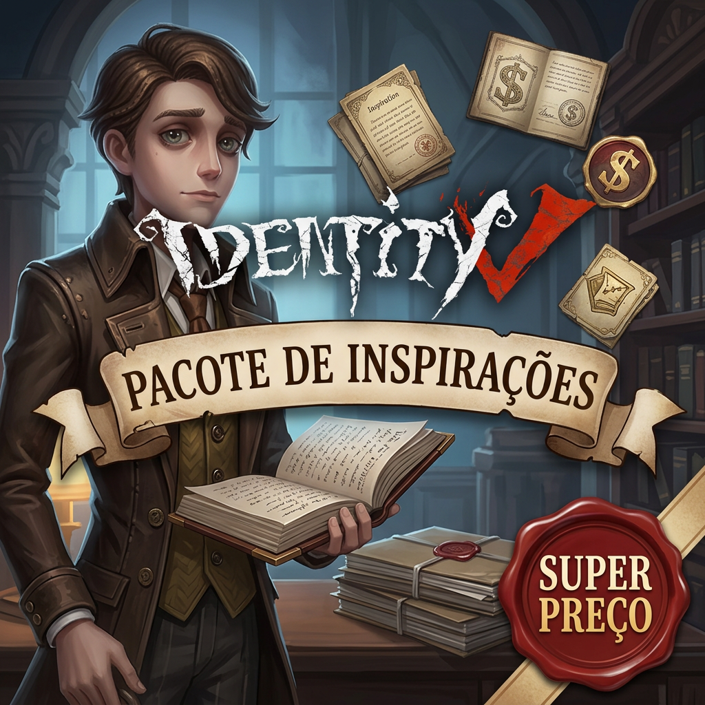 ⚡ Inspirations Package · Identity V · Ativação por ID + Servidor · Envio manual Assinatura