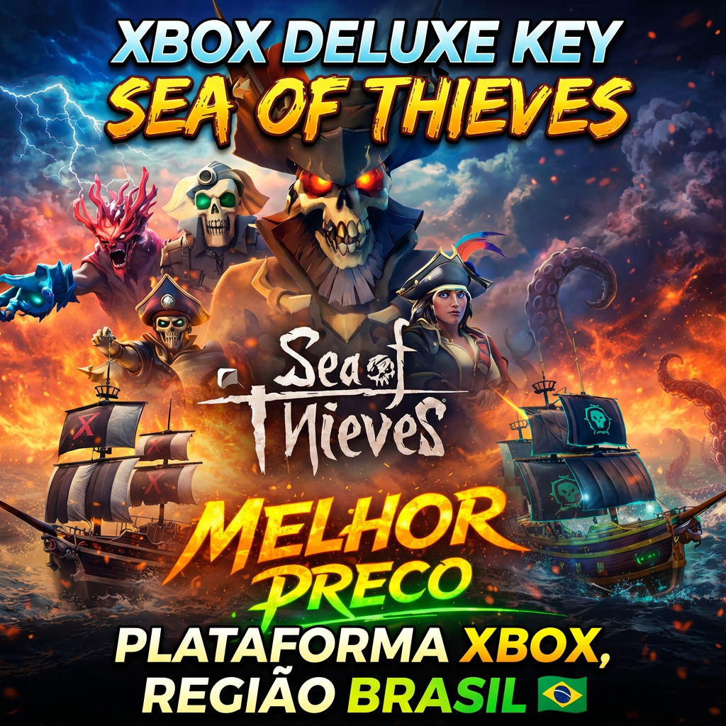 💥 Sea of Thieves Xbox Deluxe - Chave digital com suporte real ⚓ Plataforma