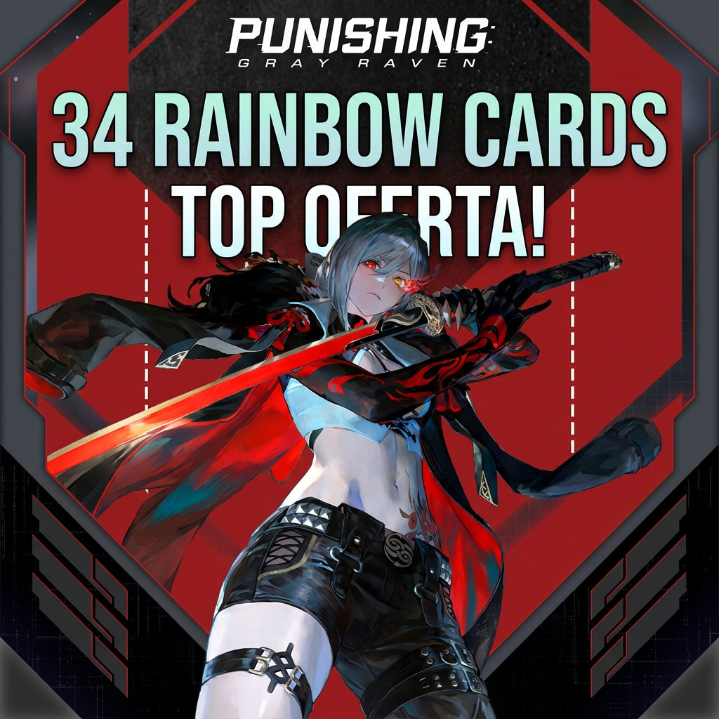 🎮 34 RC | Punishing: Gray Raven | Recarga por UID | Envio manual Moeda