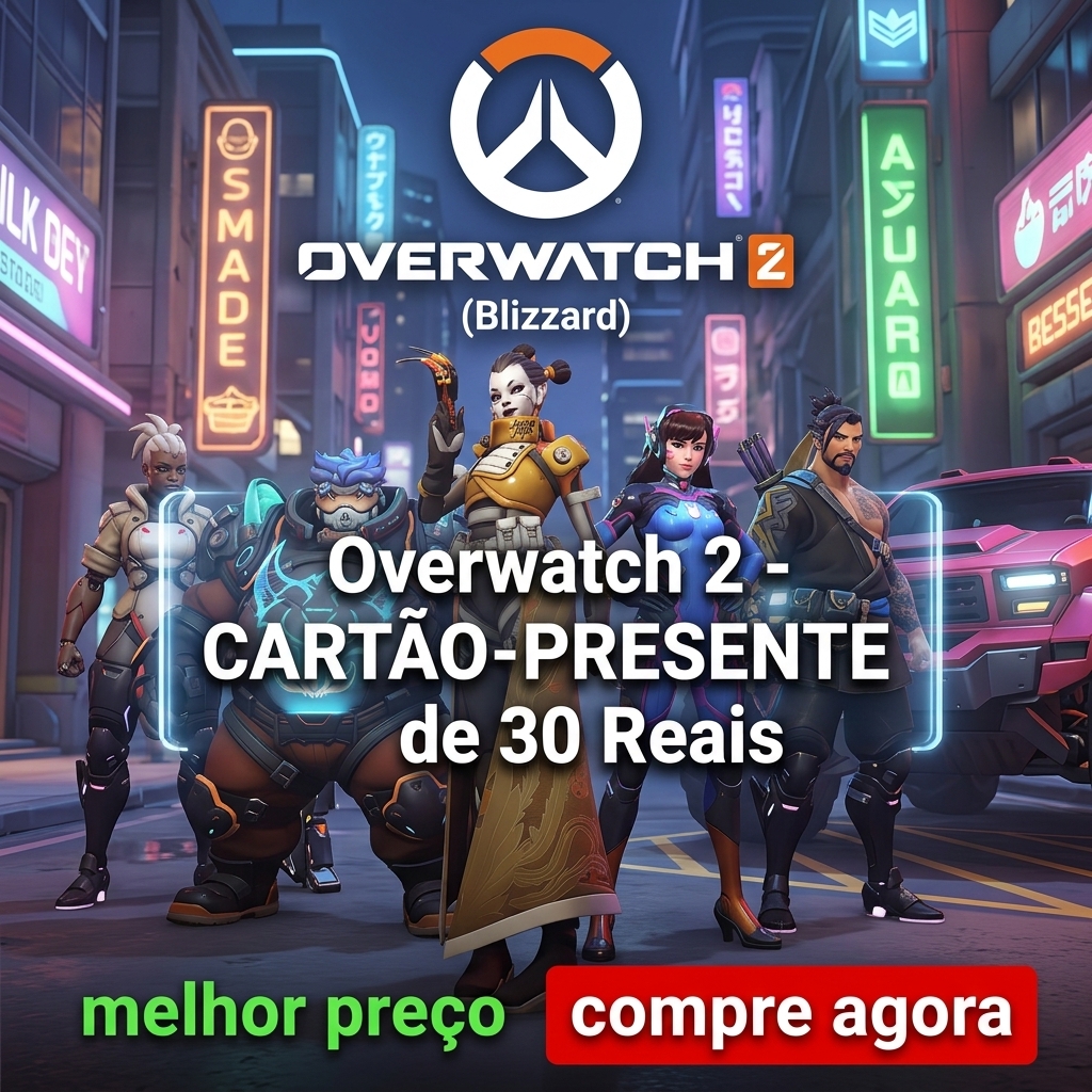 💰 Blizzard Overvatch 2 Balance 30 Reais - Gift Card manual com suporte ✨ Cartão-presente