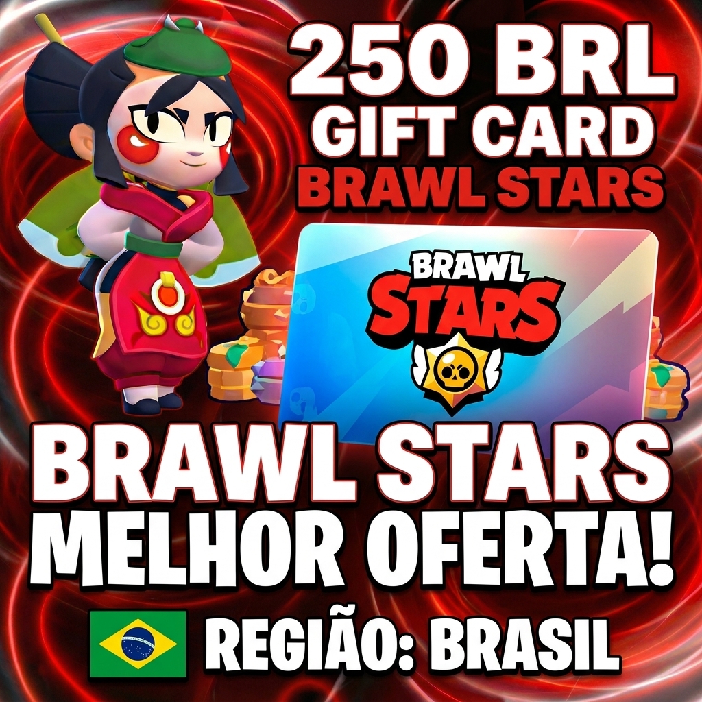 🚀 Voucher Brawl Stars R$250 🎮 • recarga oficial segura