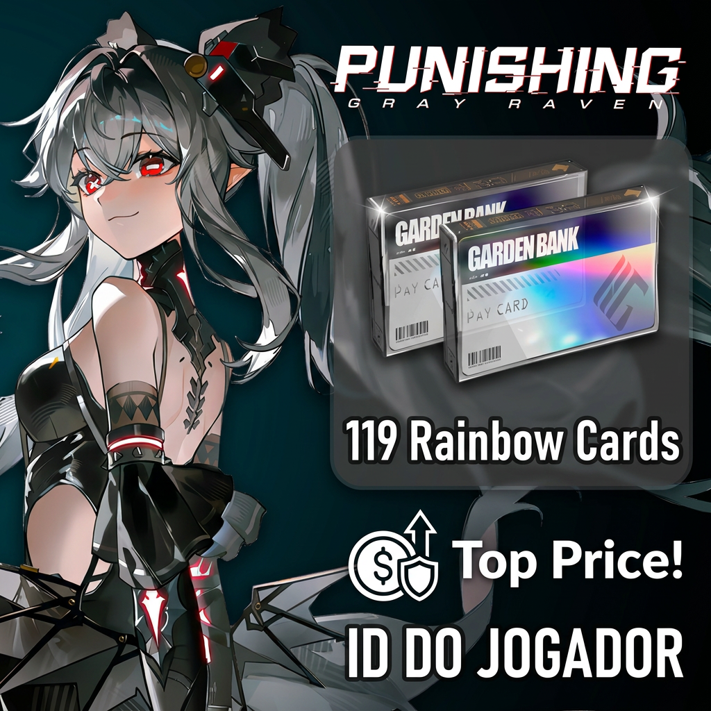⚡ 119 RC · Punishing Gray Raven · Recarga por ID · Envio manual Moeda