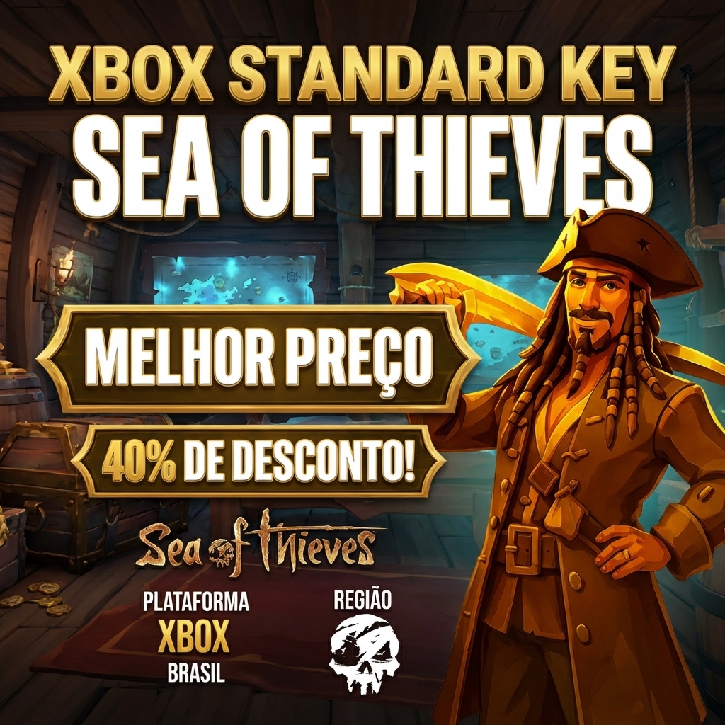 ⚡ Sea of Thieves Xbox - Chave digital oficial com envio manual 🔥 Plataforma