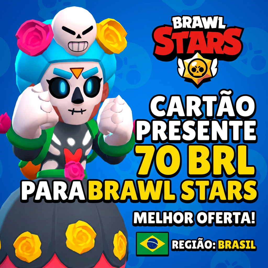 Supercell Store Code • Brawl Stars R$70 🔥 crédito rápido Cartão