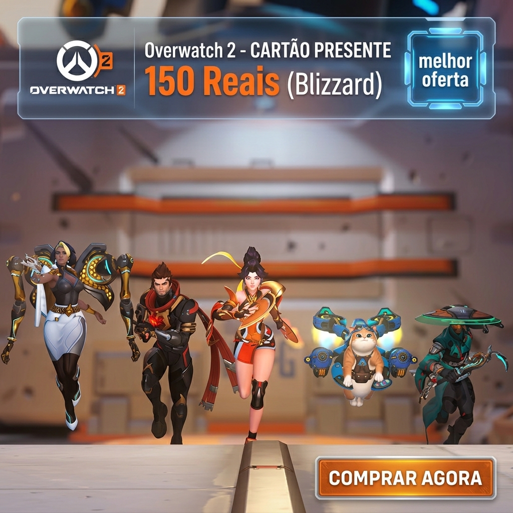 💰 Blizzard Gift Card 150 Reais Overvatch 2 - Entrega manual segura ✨ Cartão-presente