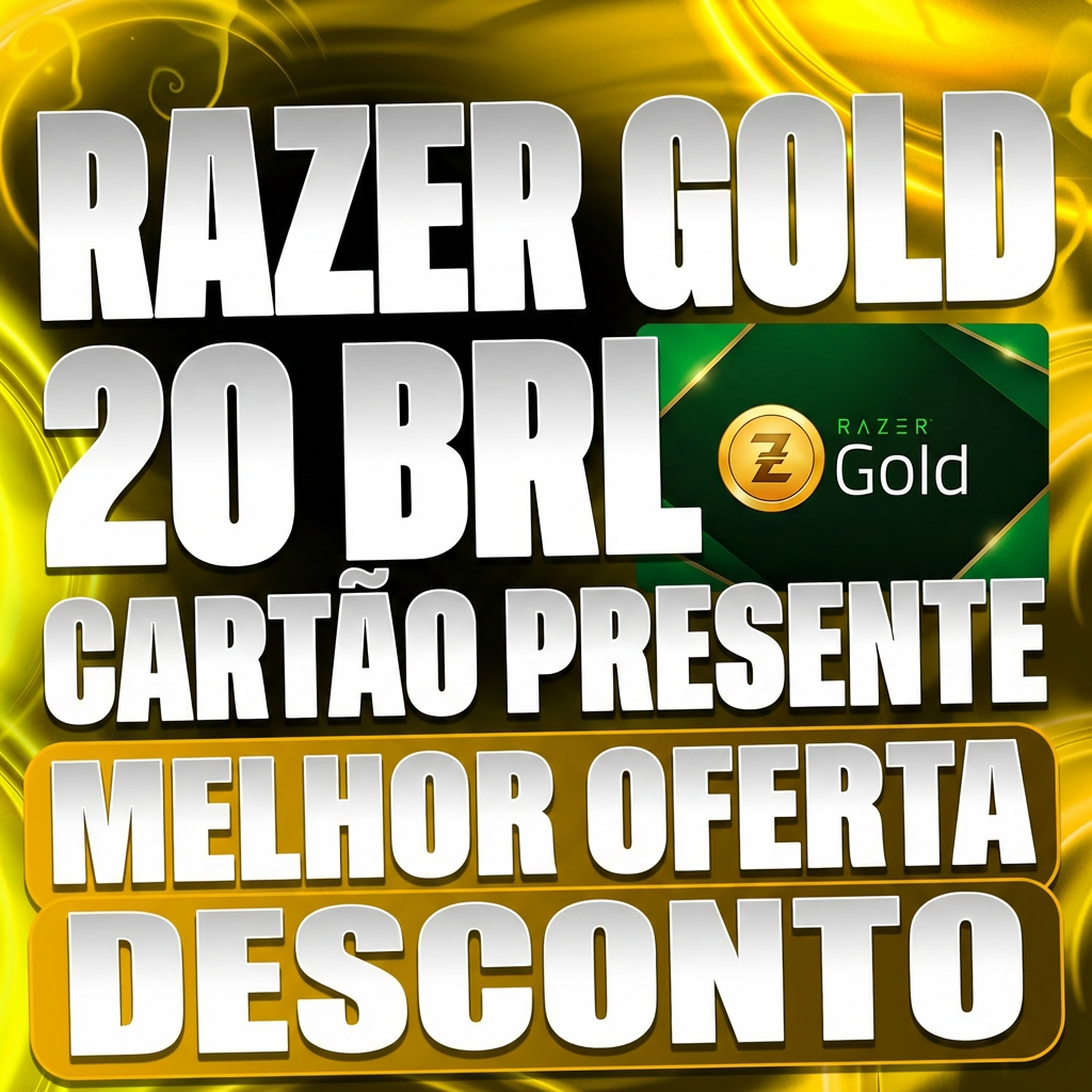 🎯 Razer Gold 20 BRL - Codigo digital para sua conta Razer 🔥💚 Cartão-presente