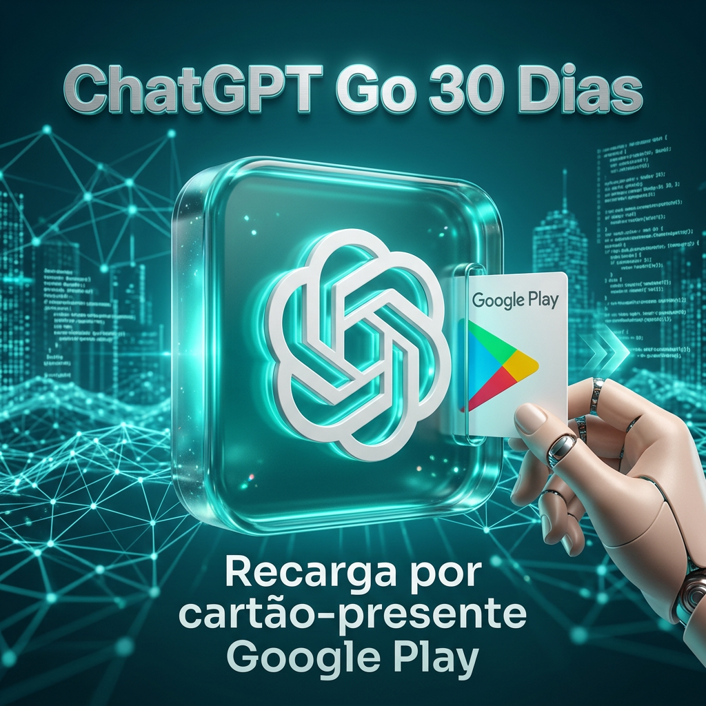 🤖 ChatGPT Go 30 Dias via Saldo Google Play - Entrega manual segura Cartão-presente