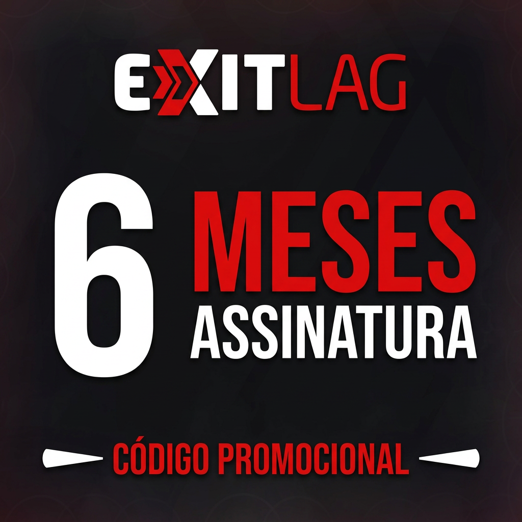 🎮 ExitLag — Assinatura de 6 Meses | Chave Oficial | Envio manual Assinatura