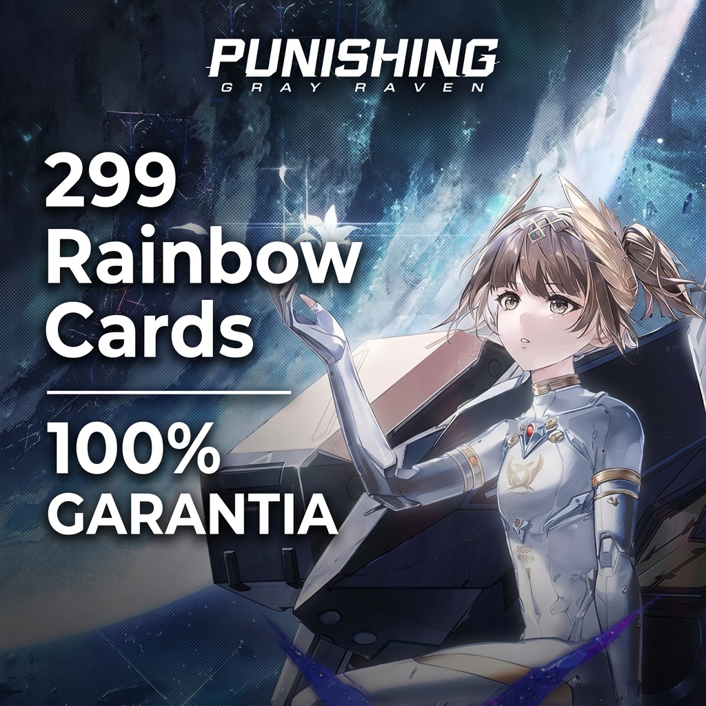 ⚡ 299 Rainbow Cards · PGR · Recarga por UID · Envio manual Moeda