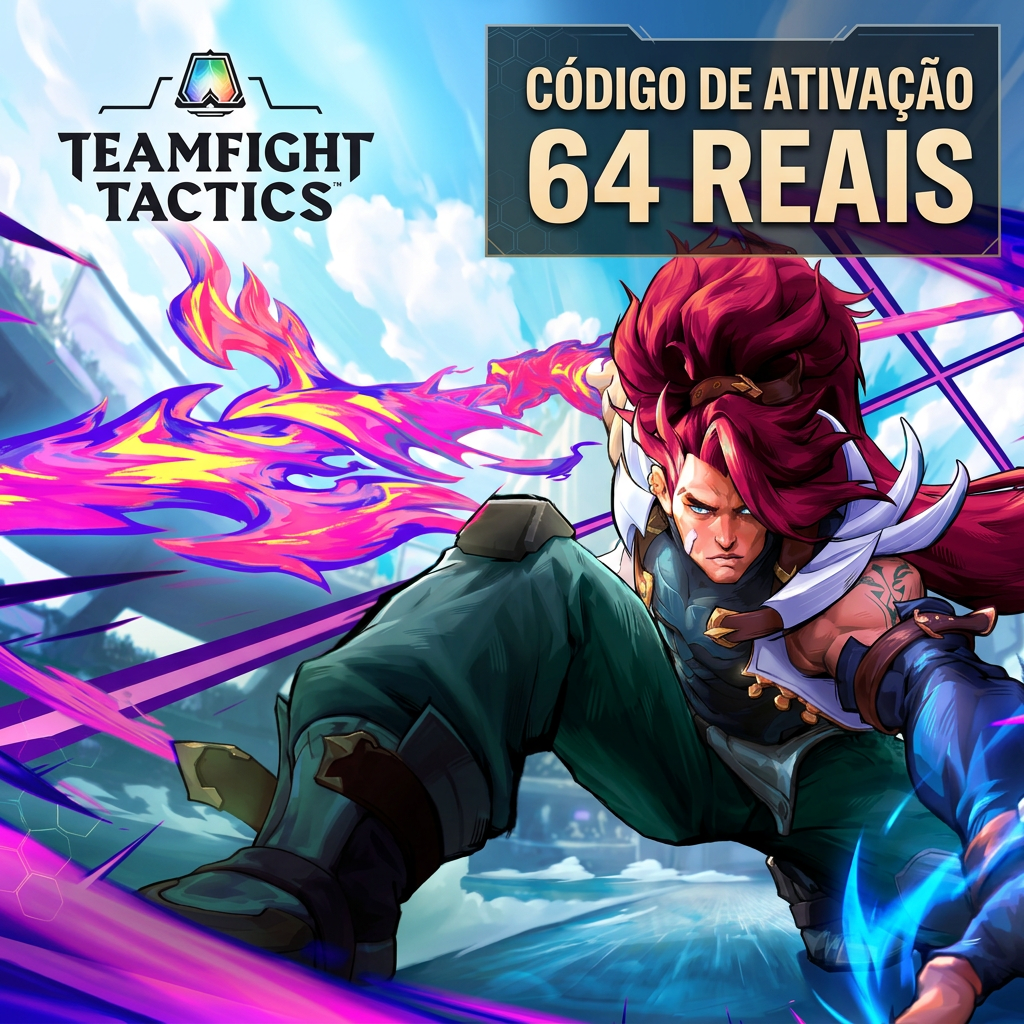 🌌 Entre estrelas e estratégias | Gift Card Riot de R$ 64