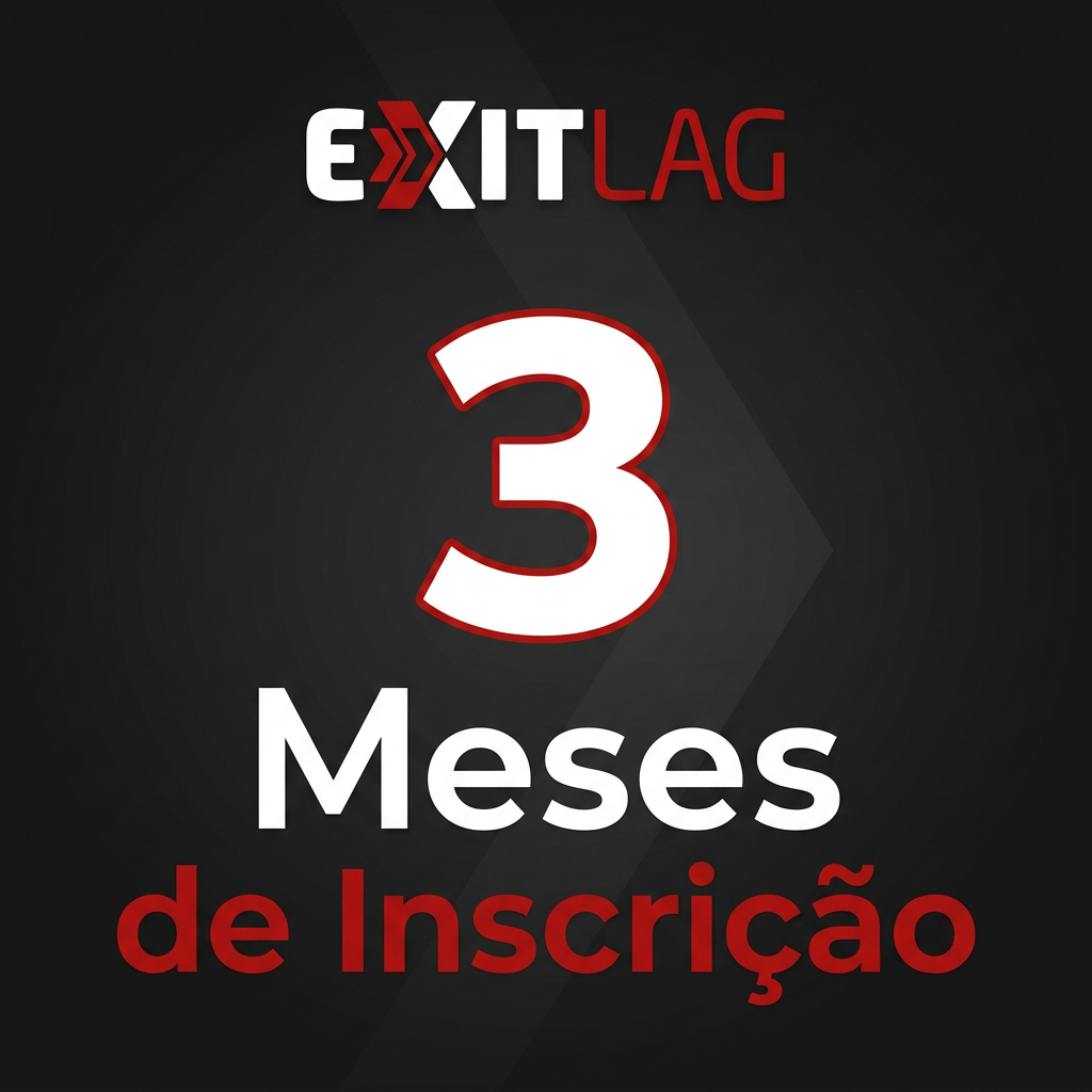 ⚡ ExitLag · 3 Meses · Chave de Ativação · Envio manual Assinatura
