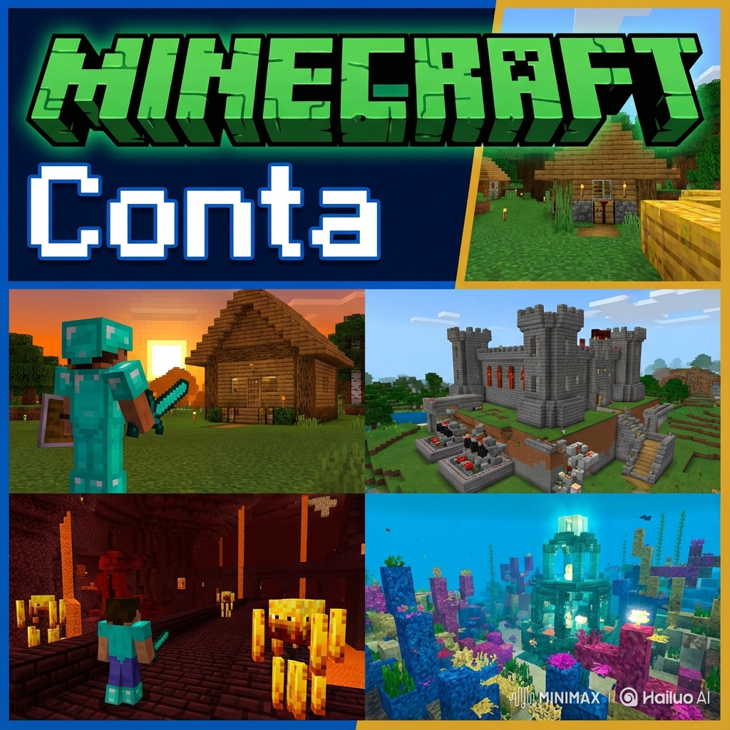 CONTAS MINECRAFT FULL ACESSO MELHOR PREÇO