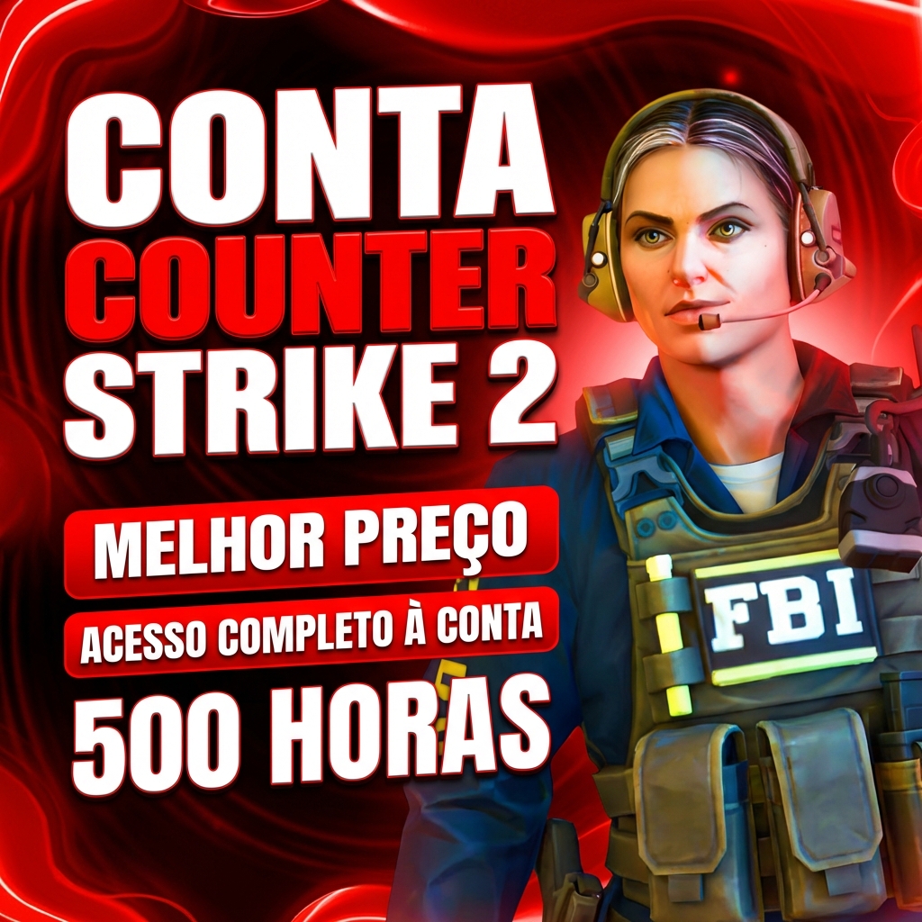🏅 Steam — Conta CS2 com 500+h — Entrega manual