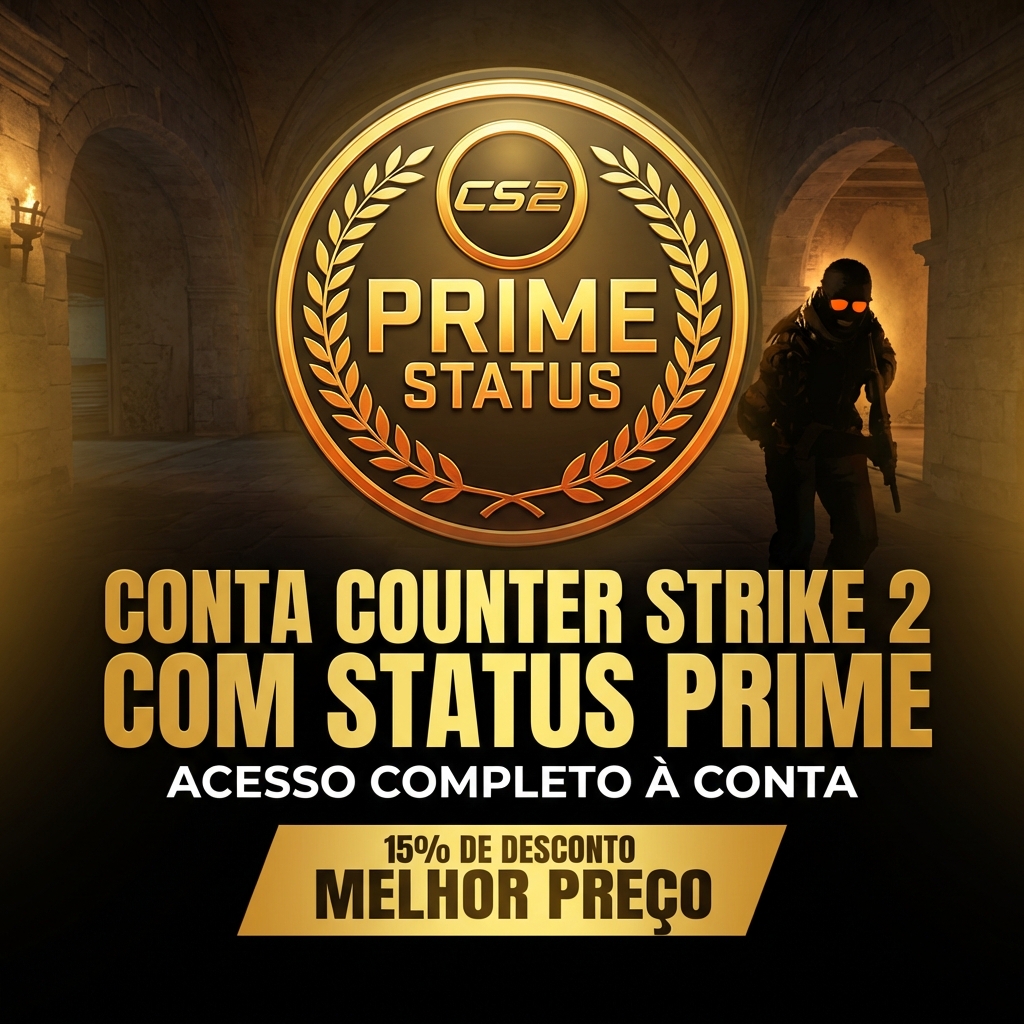 🔥 Conta Steam com Counter-Strike 2 — Prime ativo