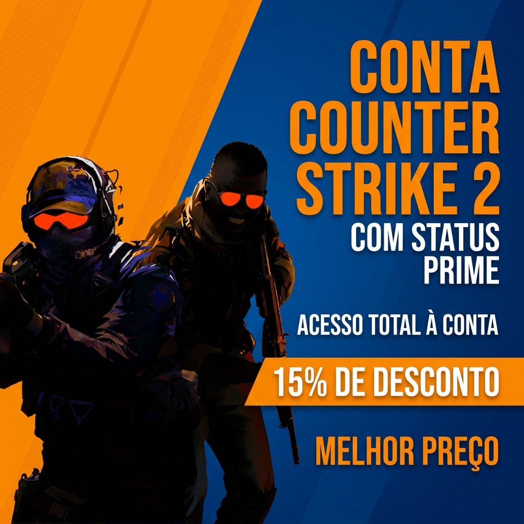 Conta Prime CS2 — Vendedor Especializado 🔧