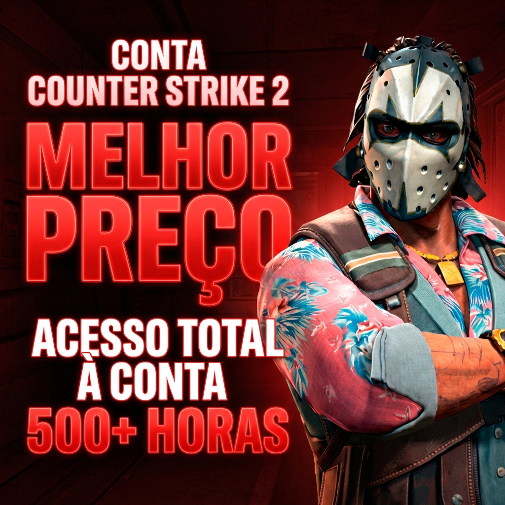🎯 Conta Steam com Counter-Strike 2 — 500+ horas