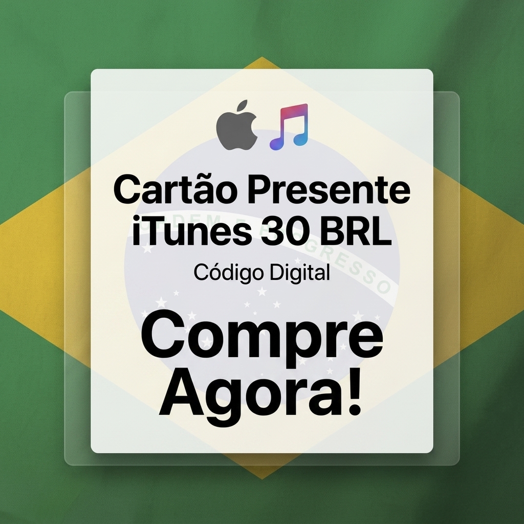 💸 30 BRL Cartão-presente 🎯 iTunes – Compra Segura 🚀