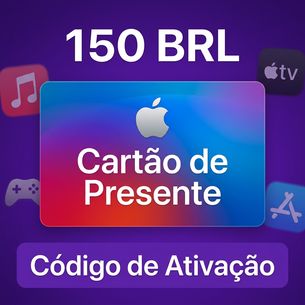 🧭 150 BRL Cartão App Store 📦 – Recarregue seu saldo