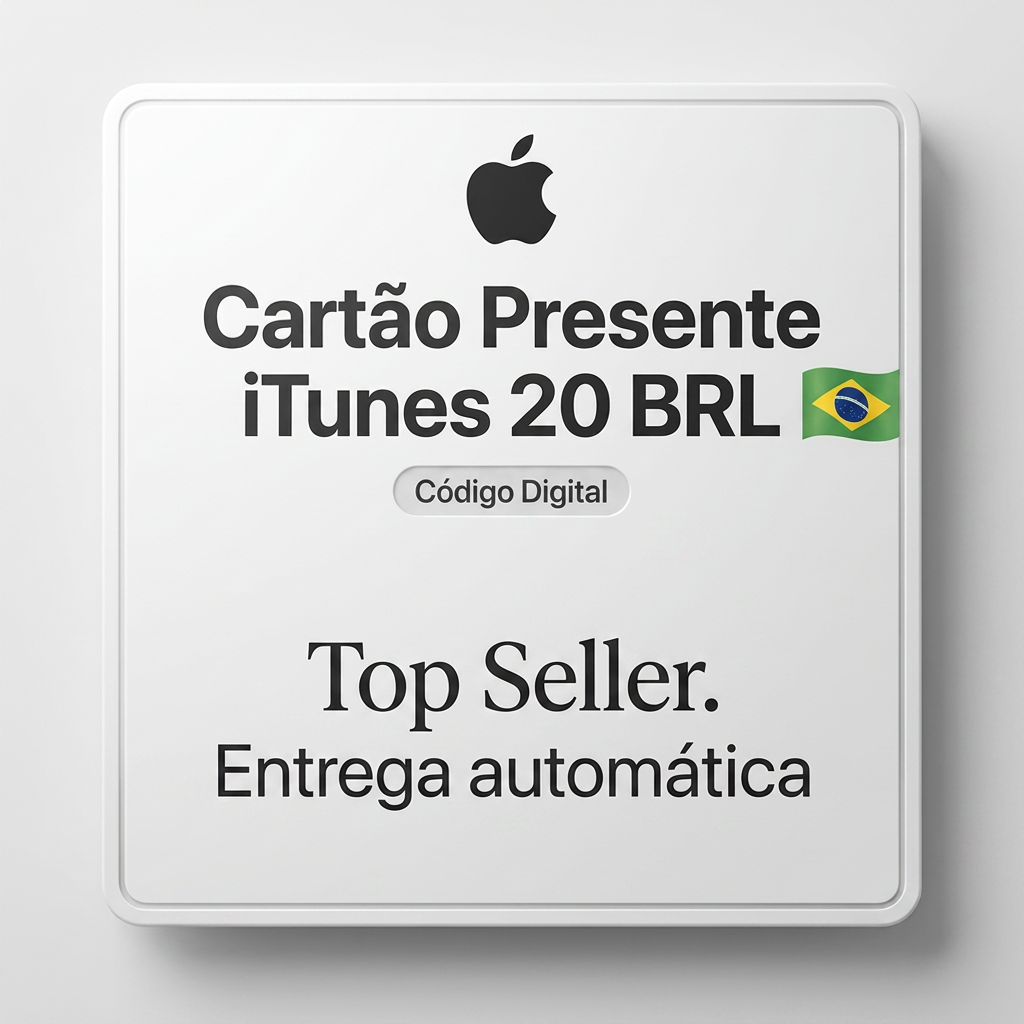 💰 Cartão iTunes/App Store 🎁 20 BRL – Vale-presente⚡️ ENTREGA AUTOMÁTICA