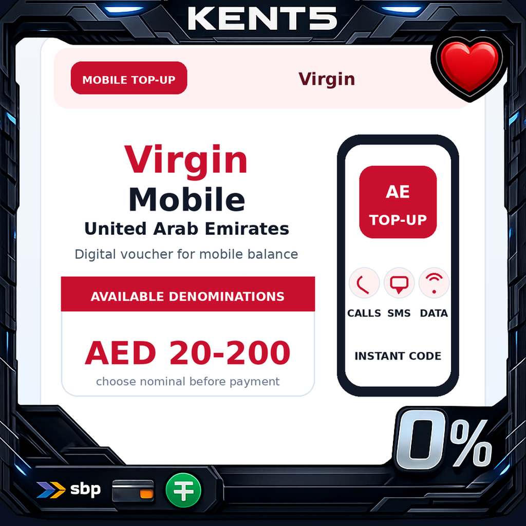Virgin Mobile Voucher | AE