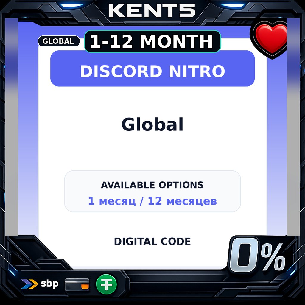 Discord Nitro Gift Card
